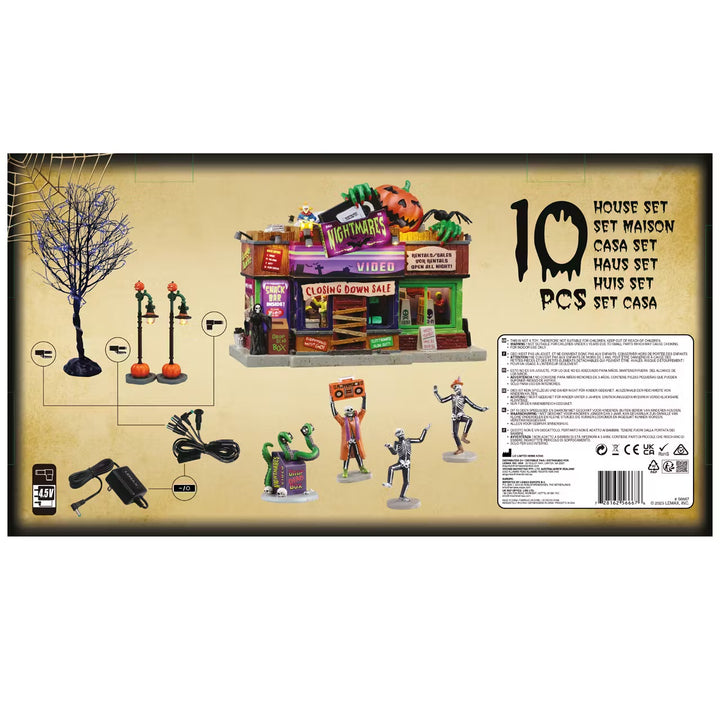 Lemax Spooky Town Halloween Village: Nightmares Video Set sparkle-castle