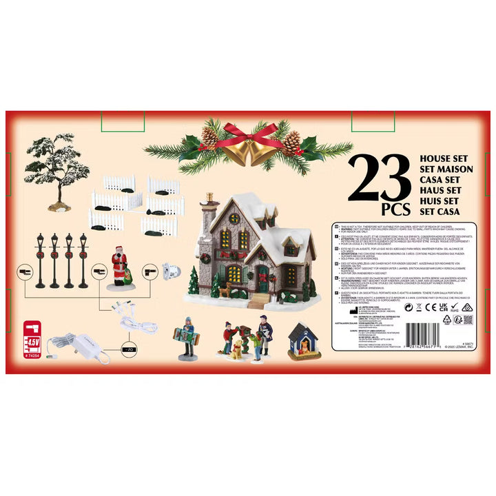 Lemax Caddington Village: White Christmas Set sparkle-castle