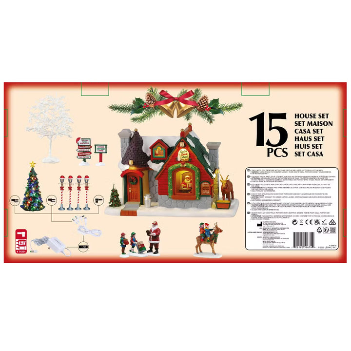Lemax Santa's Wonderland Village: Santa's Snack Shack Set sparkle-castle