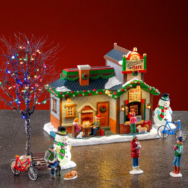 Lemax Caddington Village: The Christmas Cafe Set sparkle-castle