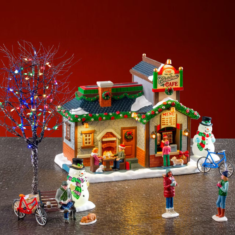 Lemax Caddington Village: The Christmas Cafe Set sparkle-castle
