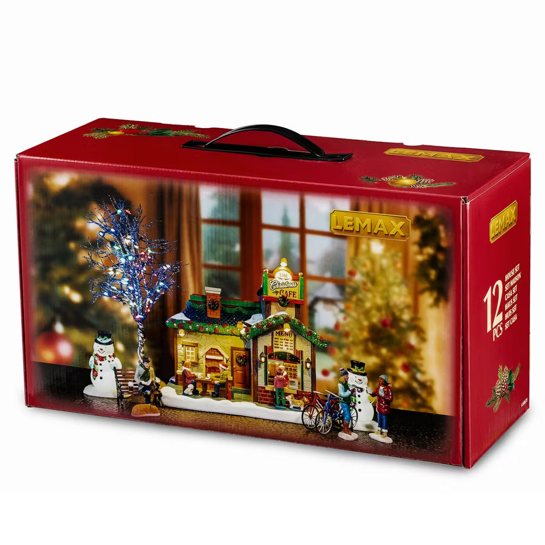 Lemax Caddington Village: The Christmas Cafe Set sparkle-castle