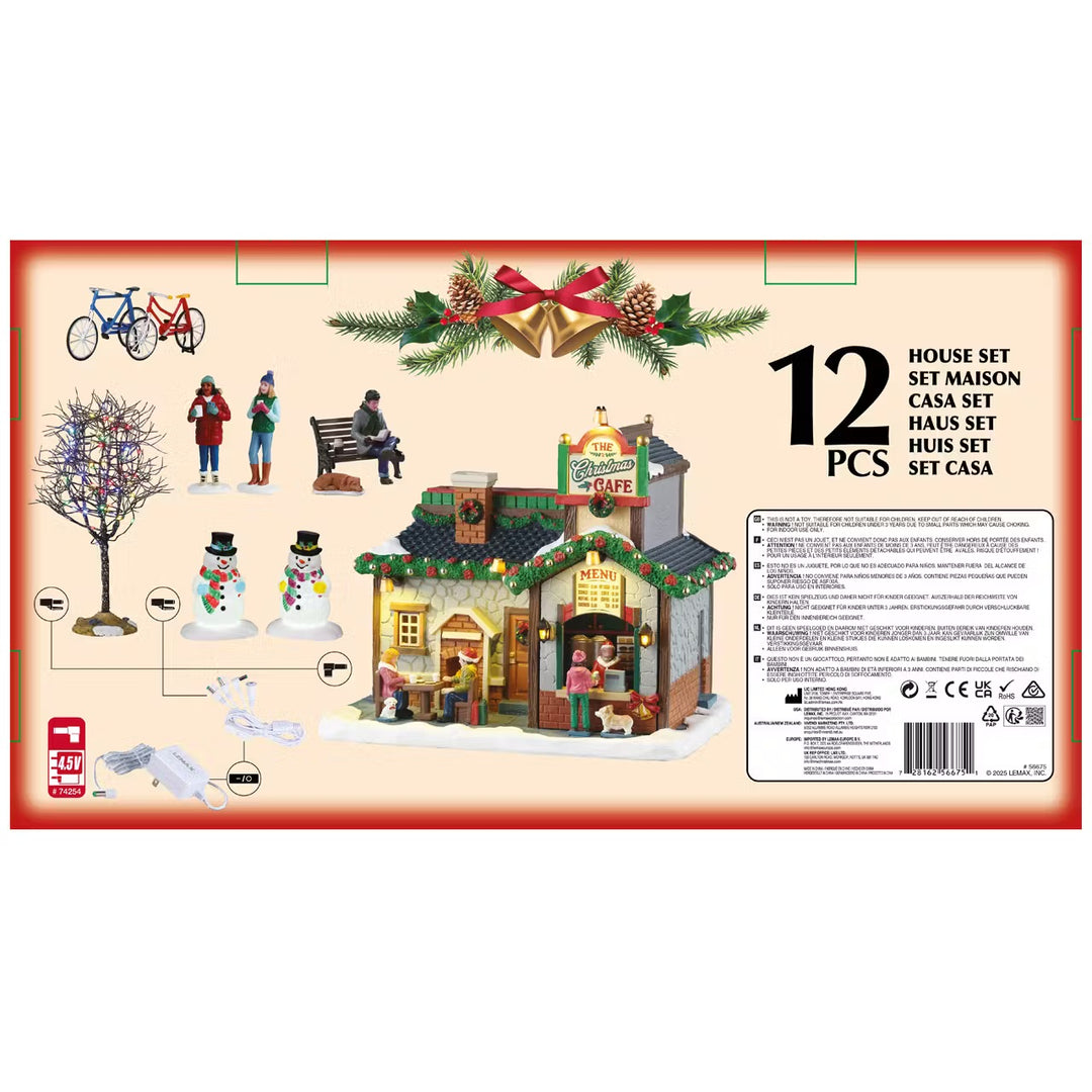 Lemax Caddington Village: The Christmas Cafe Set sparkle-castle