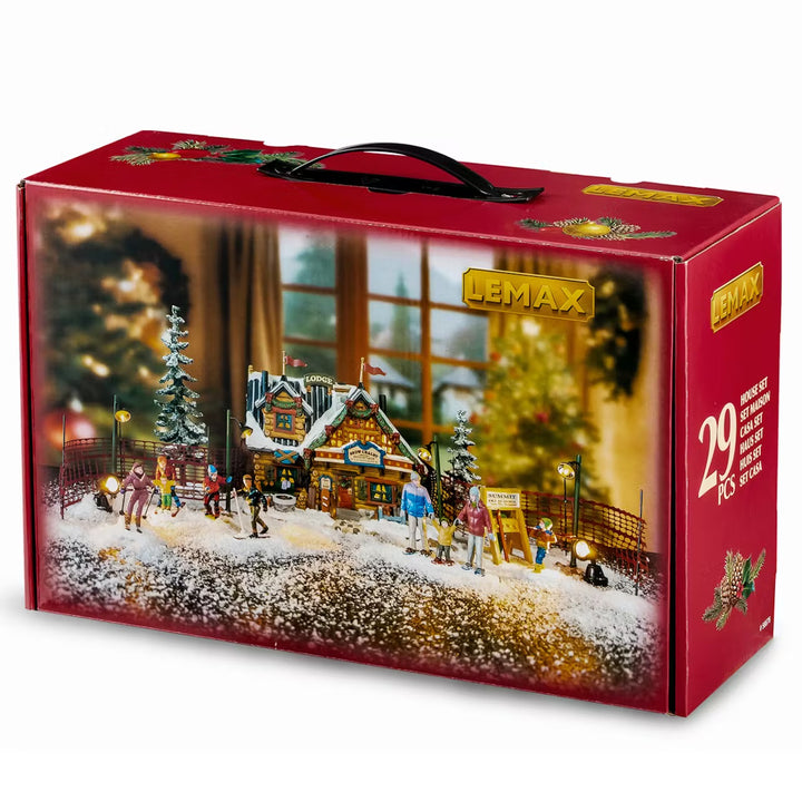 Lemax Vail Village: Apres-Ski Lodge Set sparkle-castle