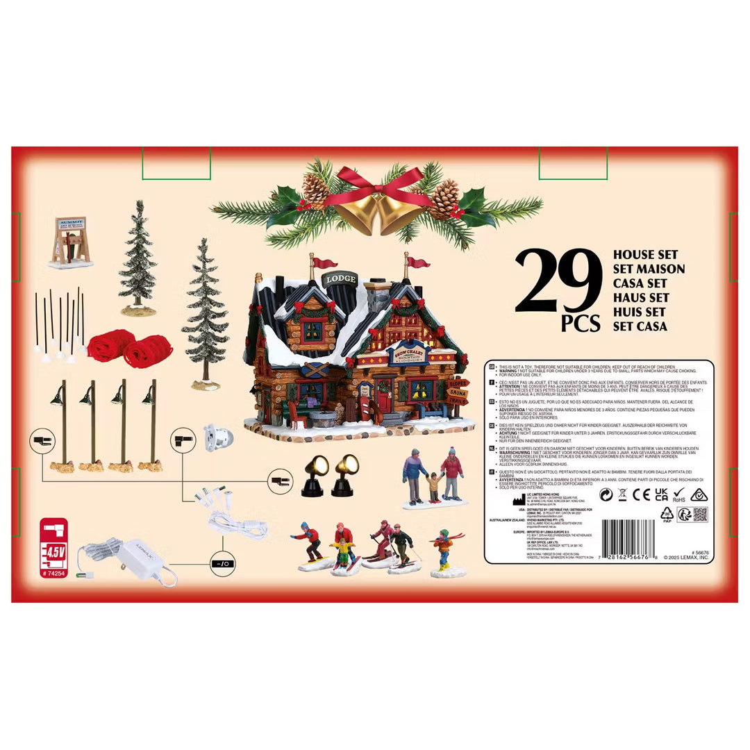 Lemax Vail Village: Apres-Ski Lodge Set sparkle-castle