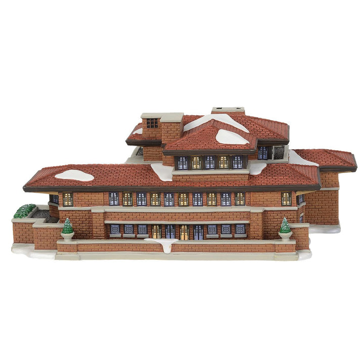 Department 56 Christmas in the City Village: Frank Lloyd Wright Robie House sparkle-castle