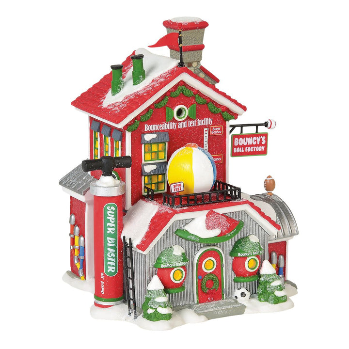 Department 56 North Pole Series: Bouncy's Ball Factory sparkle-castle
