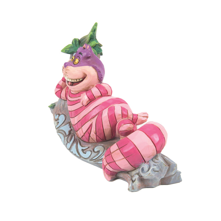 Jim Shore Disney Traditions: Cheshire Cat on Tree Figurine sparkle-castle