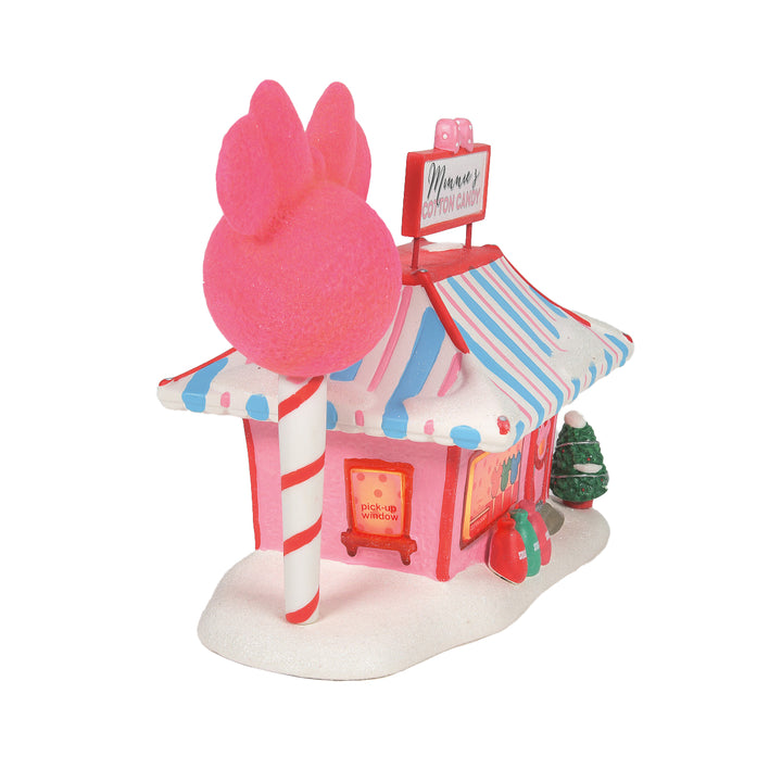 Department 56 Disney Snow Village: Minnie's Cotton Candy Shop sparkle-castle