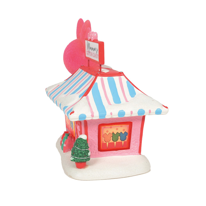 Department 56 Disney Snow Village: Minnie's Cotton Candy Shop sparkle-castle