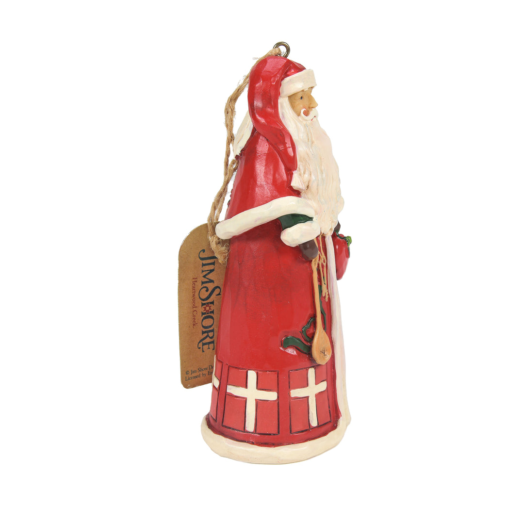 Jim Shore Heartwood Creek: Danish Santa Hanging Ornament sparkle-castle