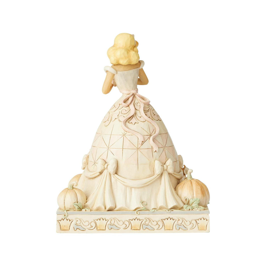 Jim Shore Disney Traditions: White Woodland Cinderella Figurine sparkle-castle