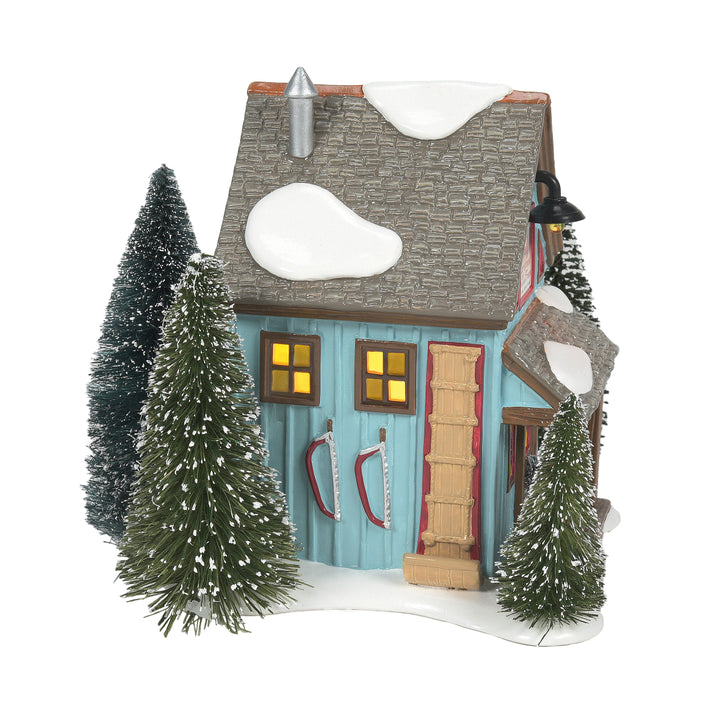 Department 56 Original Snow Village: Village Farms Tree Lot sparkle-castle