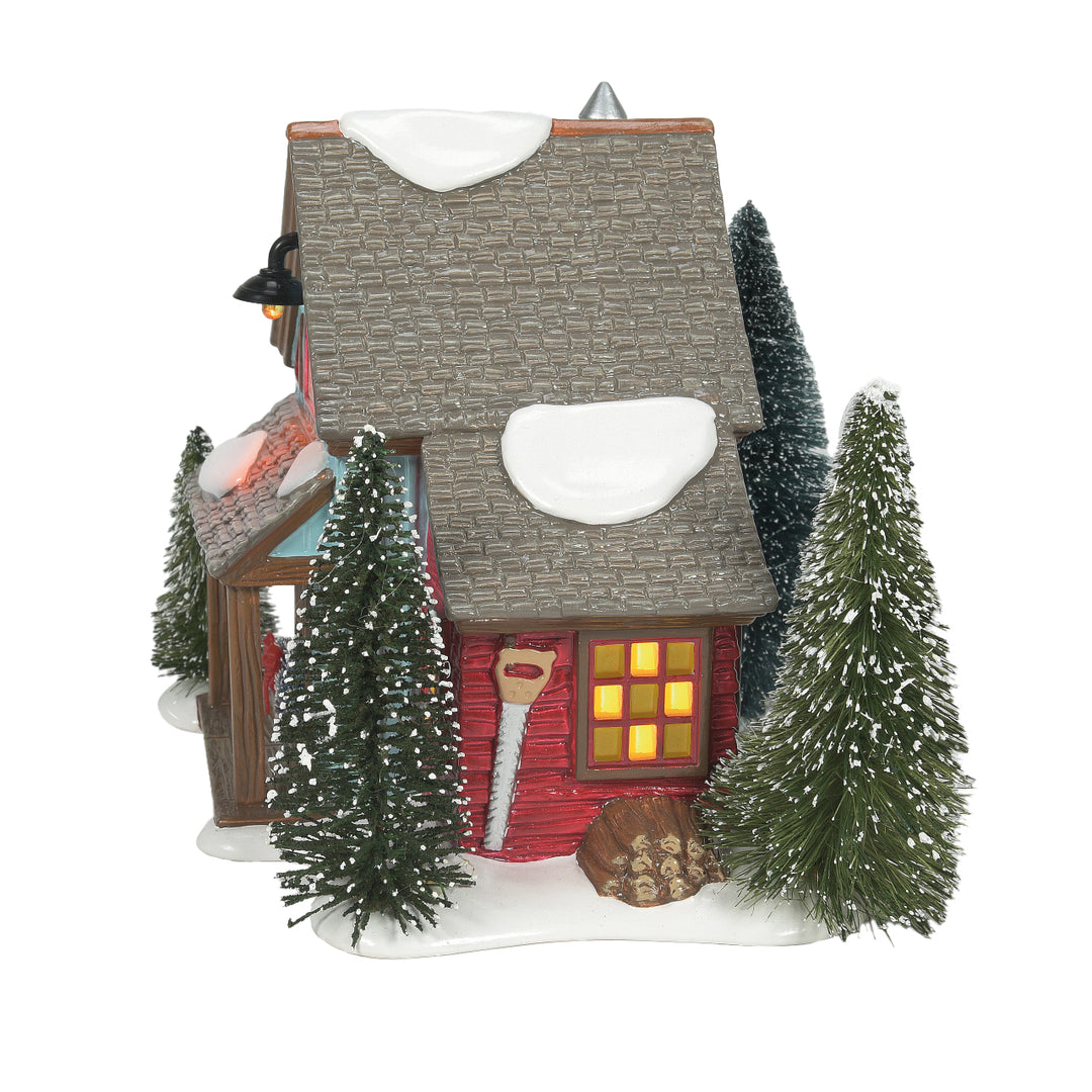 Department 56 Original Snow Village: Village Farms Tree Lot sparkle-castle