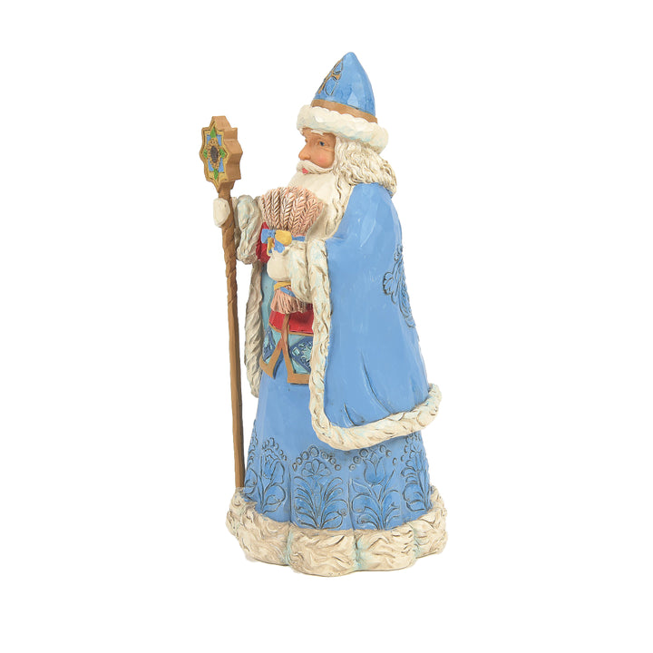 Jim Shore Heartwood Creek: Ukrainian Santa Figurine sparkle-castle