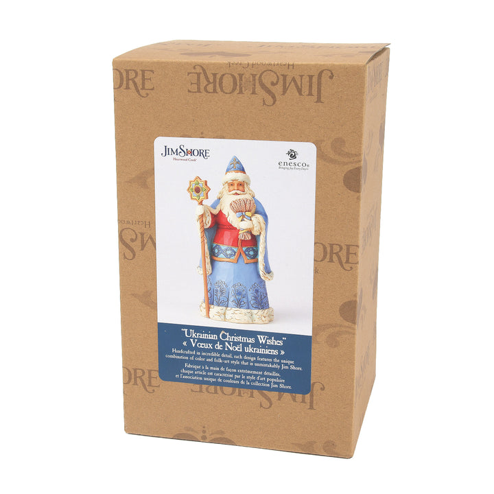 Jim Shore Heartwood Creek: Ukrainian Santa Figurine sparkle-castle