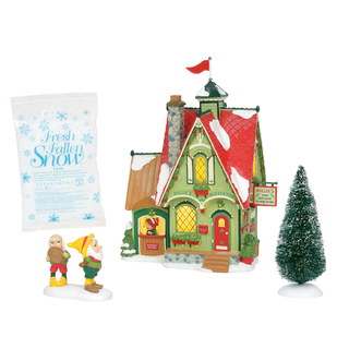 Department 56 North Pole Series: Millie's Mistletoe, Set of 4 sparkle-castle