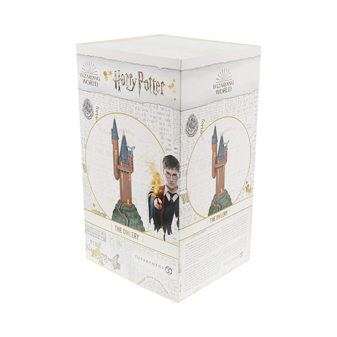 Department 56 Harry Potter Village: The Owlery sparkle-castle