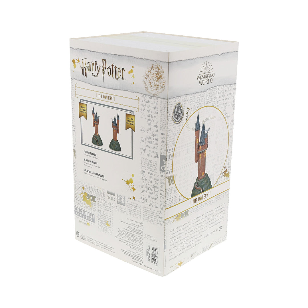 Department 56 Harry Potter Village: The Owlery sparkle-castle