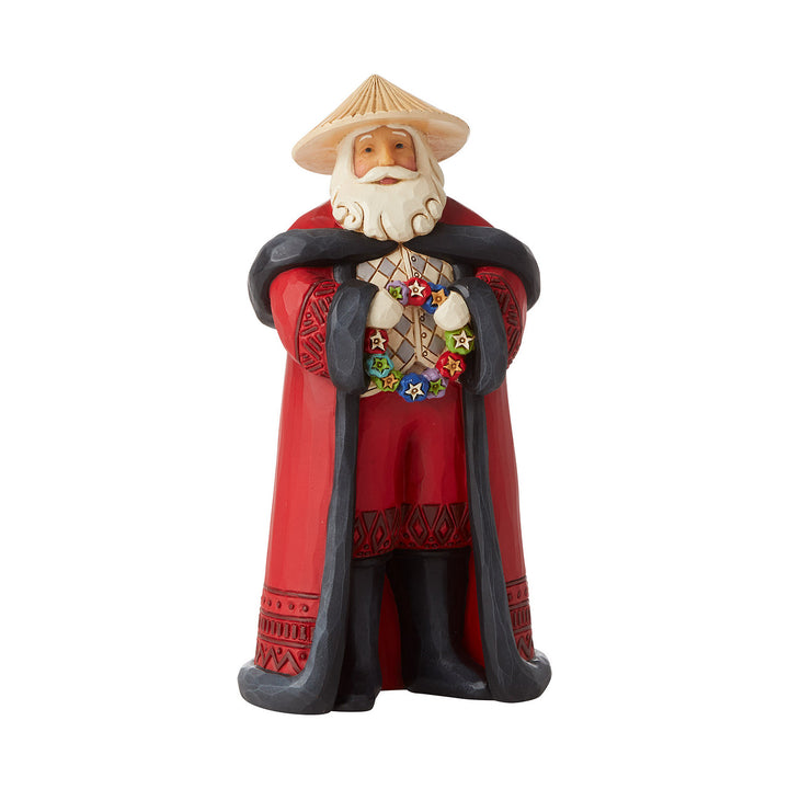 Jim Shore Heartwood Creek: Filipino Santa Figurine sparkle-castle