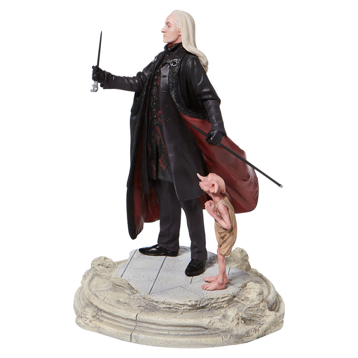 Wizarding World of Harry Potter: Lucious Malfoy with Dobby Figurine sparkle-castle