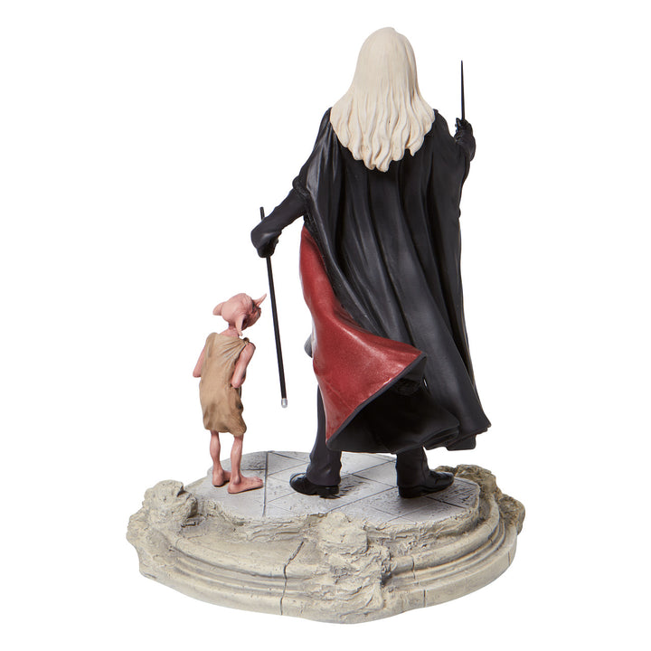 Wizarding World of Harry Potter: Lucious Malfoy with Dobby Figurine sparkle-castle