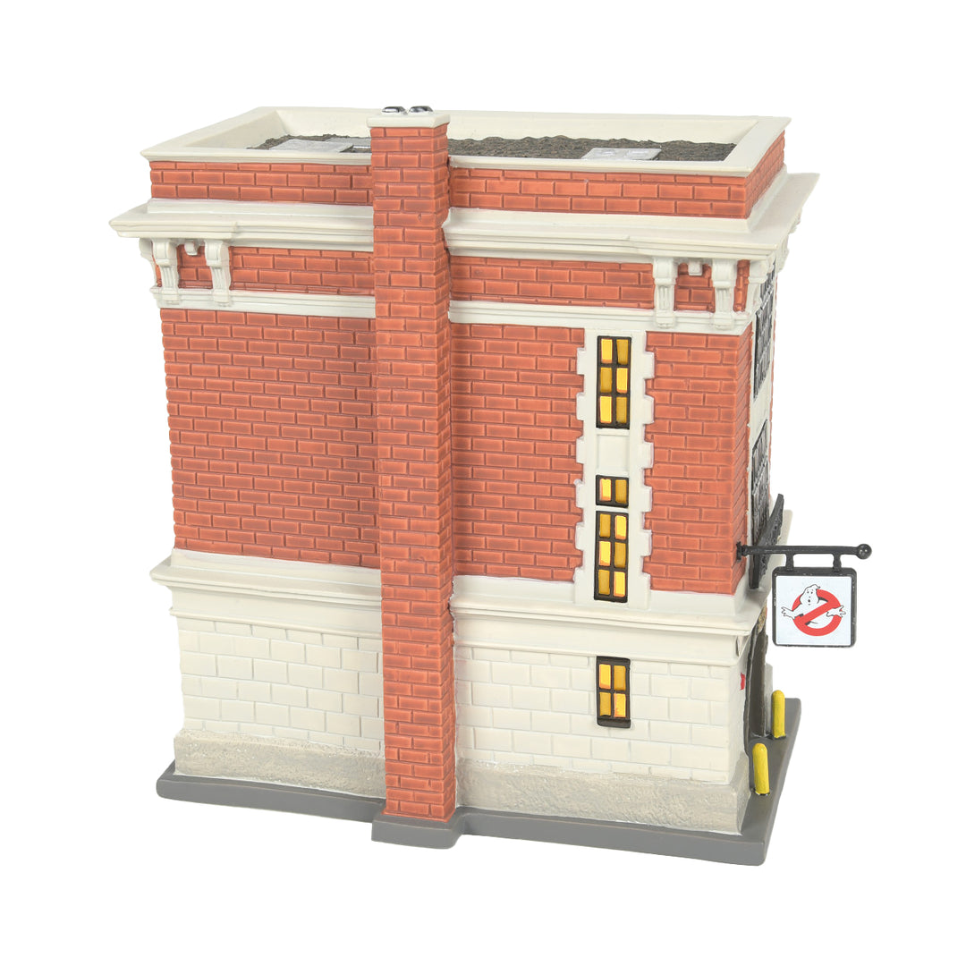 Department 56 Ghostbusters Village: Firehouse sparkle-castle