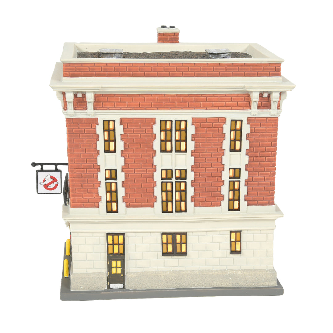 Department 56 Ghostbusters Village: Firehouse sparkle-castle