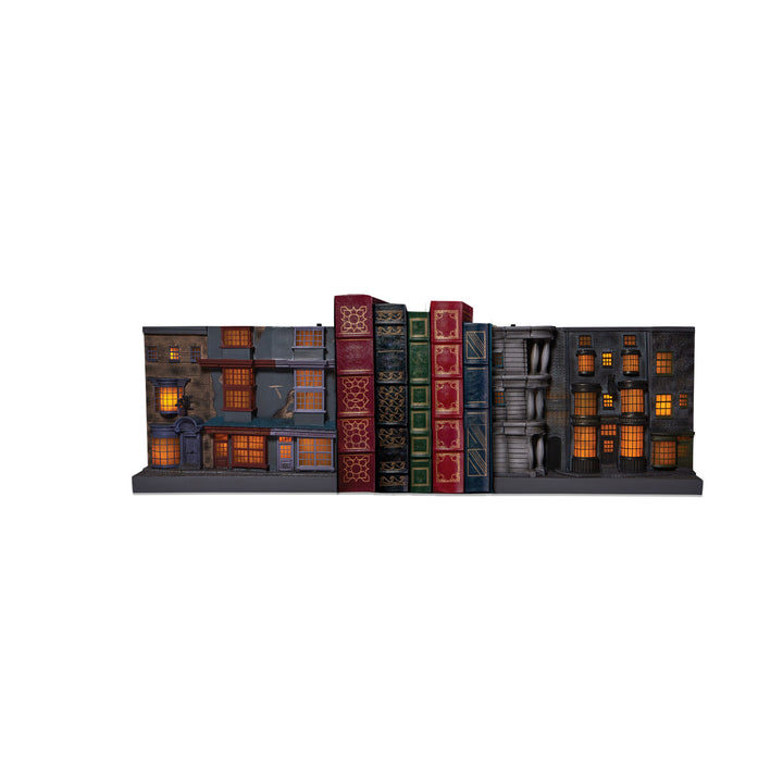 Wizarding World of Harry Potter: Diagon Alley Light Up Bookends sparkle-castle