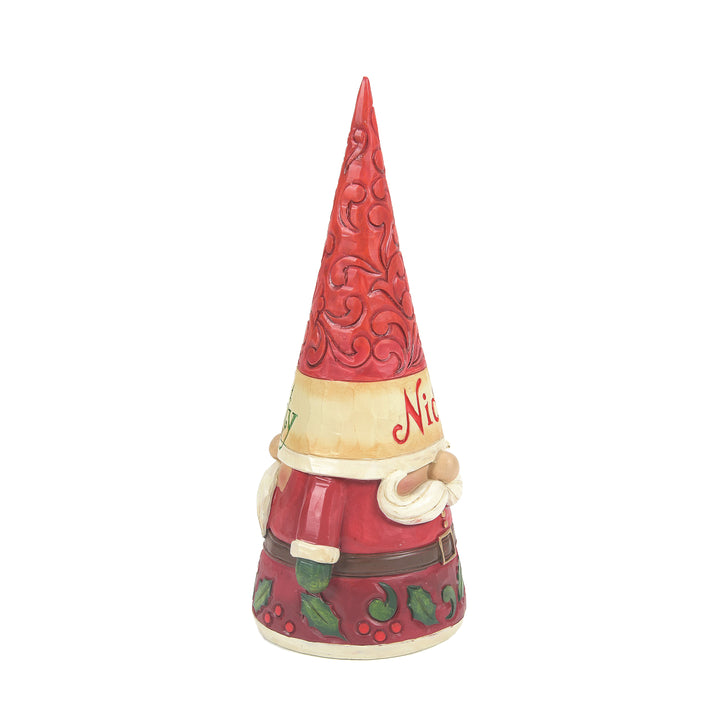 Jim Shore Heartwood Creek: Naughty and Nice Two-Sided Gnome Figurine sparkle-castle