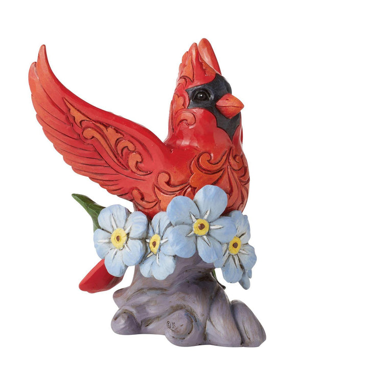 Jim Shore Heartwood Creek: Caring Cardinals Forget-Me-Not Figurine sparkle-castle