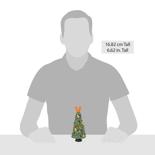 Department 56 Disney Snow Village Halloween Accessory: Pumpkintown Manor Tree sparkle-castle