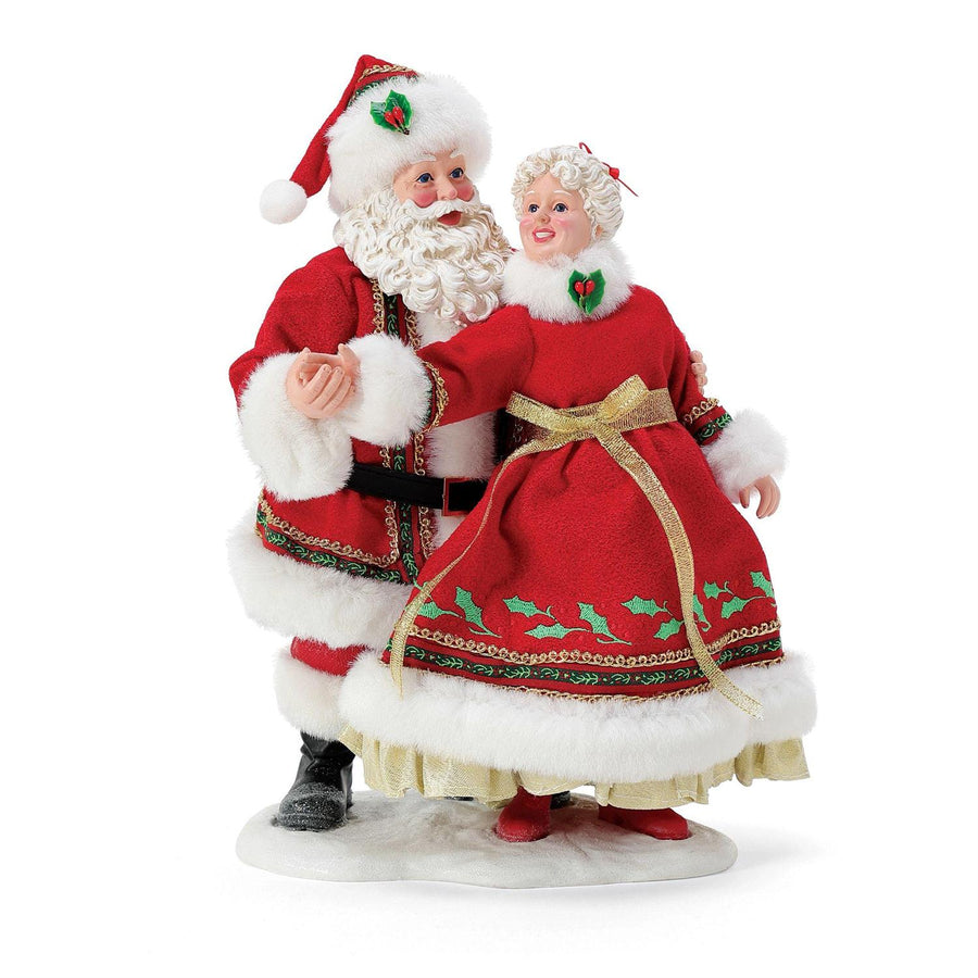 Department 56 Possible Dreams Santa: 9 Ladies Dancing sparkle-castle