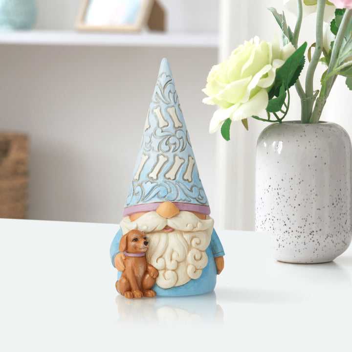 Jim Shore Heartwood Creek: Gnome with Dog Figurine sparkle-castle