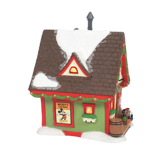 Department 56 Disney Snow Village: Mickey's Clubhouse sparkle-castle