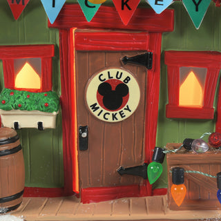 Department 56 Disney Snow Village: Mickey's Clubhouse sparkle-castle