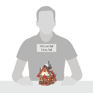 Department 56 Disney Snow Village: Mickey's Clubhouse sparkle-castle