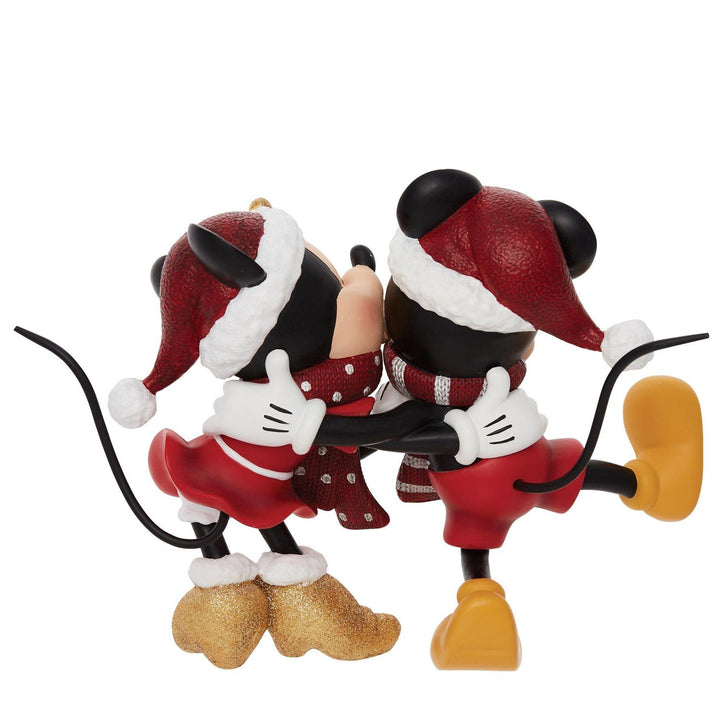 Disney Showcase: Holiday Mickey & Minnie Figurine sparkle-castle