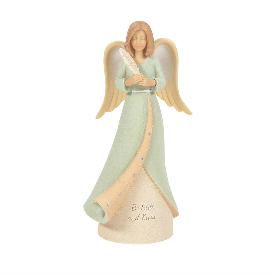 Foundations Be Still Angel Figurine sparkle-castle