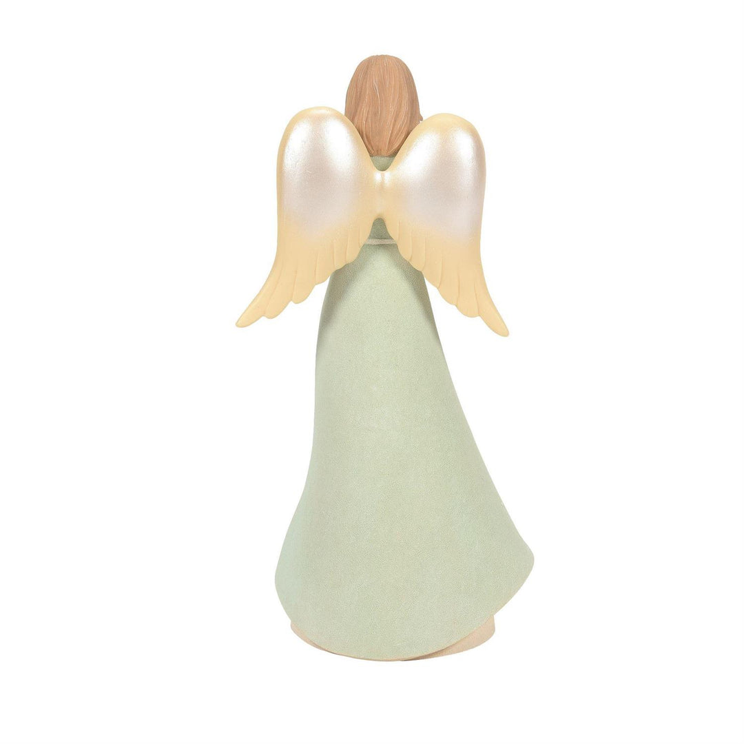 Foundations Be Still Angel Figurine sparkle-castle