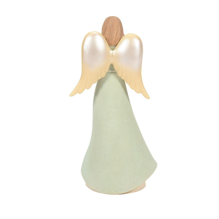 Foundations Be Still Angel Figurine sparkle-castle