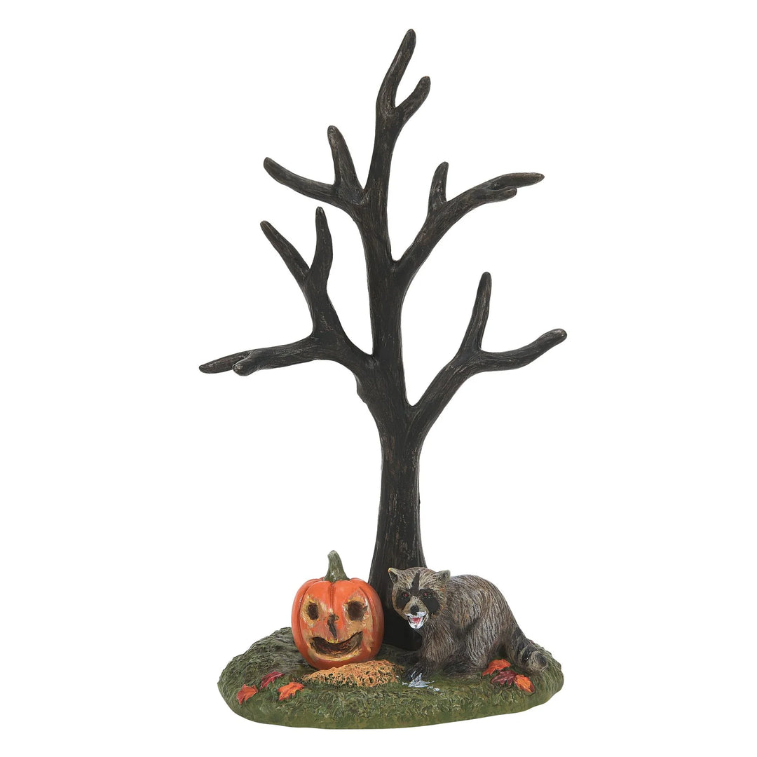 Department 56 Cross Product Halloween Village Accessory: The Rabid Pumpkin Bandit sparkle-castle