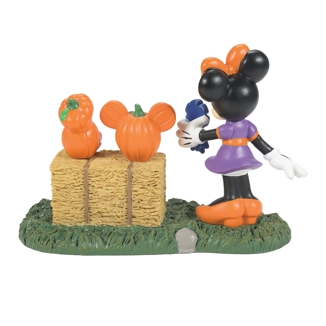 Department 56 Disney Snow Village Halloween Accessory: Minnie Picks A Winner sparkle-castle