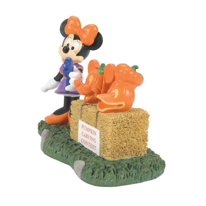 Department 56 Disney Snow Village Halloween Accessory: Minnie Picks A Winner sparkle-castle