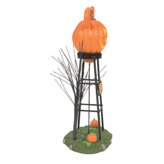 Department 56 Disney Snow Village Halloween Accessory: Pumpkintown Water Tower sparkle-castle