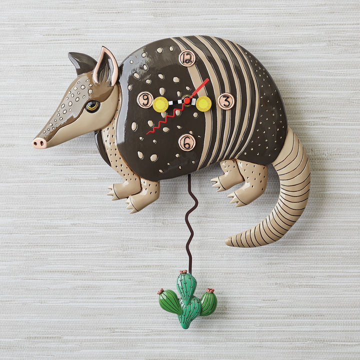 Allen Designs: Arlo The Armadillo Wall Clock sparkle-castle