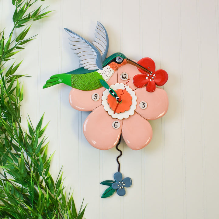 Allen Designs: Pretty Bird Wall Clock sparkle-castle