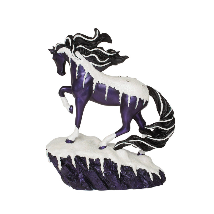 Trail of Painted Ponies: Frosted Black Magic Figurine sparkle-castle