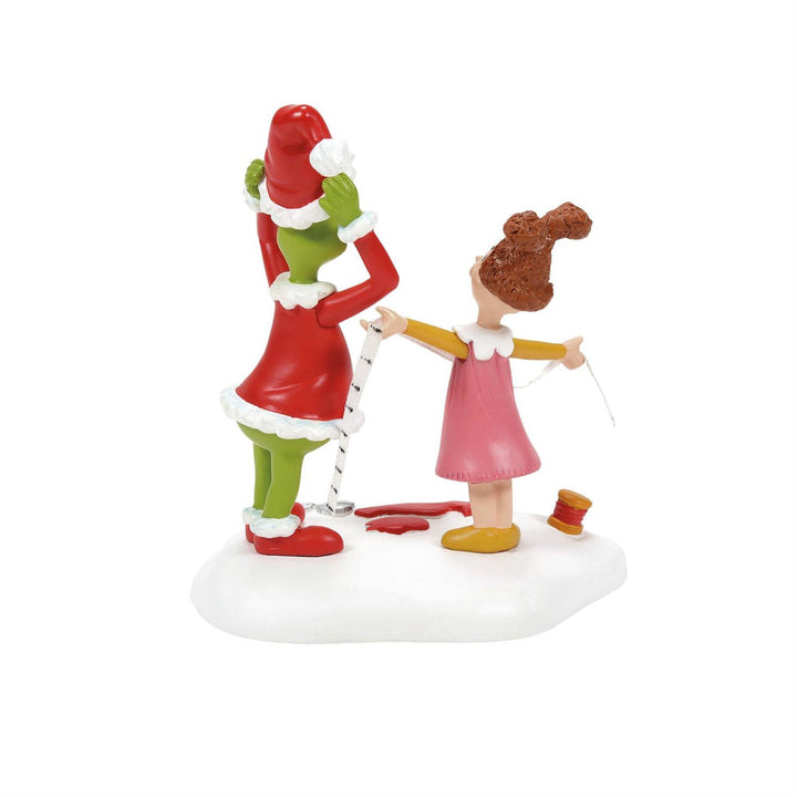 Department 56 Grinch Village Accessory: Being Fitted For A Santy Suit sparkle-castle