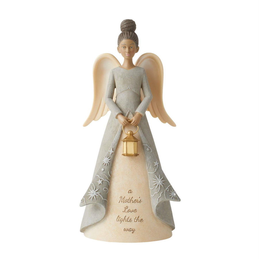 Foundations Mother African American Angel Figurine sparkle-castle